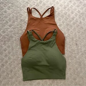 Lululemon Like a Cloud High-Neck Longline Bra Set of 2!!